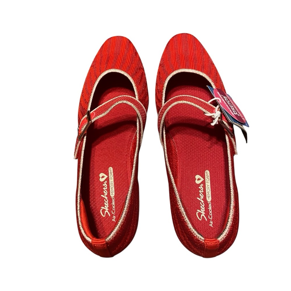 Sketchers Cleo Recycled Vegan Womens 9 Washable Knit Mary Jane Glamorous - Picture 12 of 16